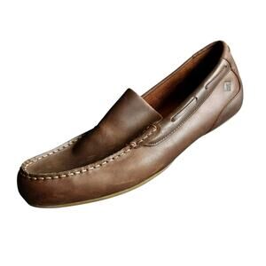 Sperry Top-Sider Navigator Venetian Men's Driving Loafer Moc Brown Leather Sz 13